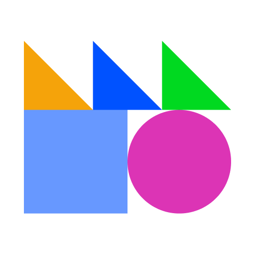 Abstrat shape representing system thinking